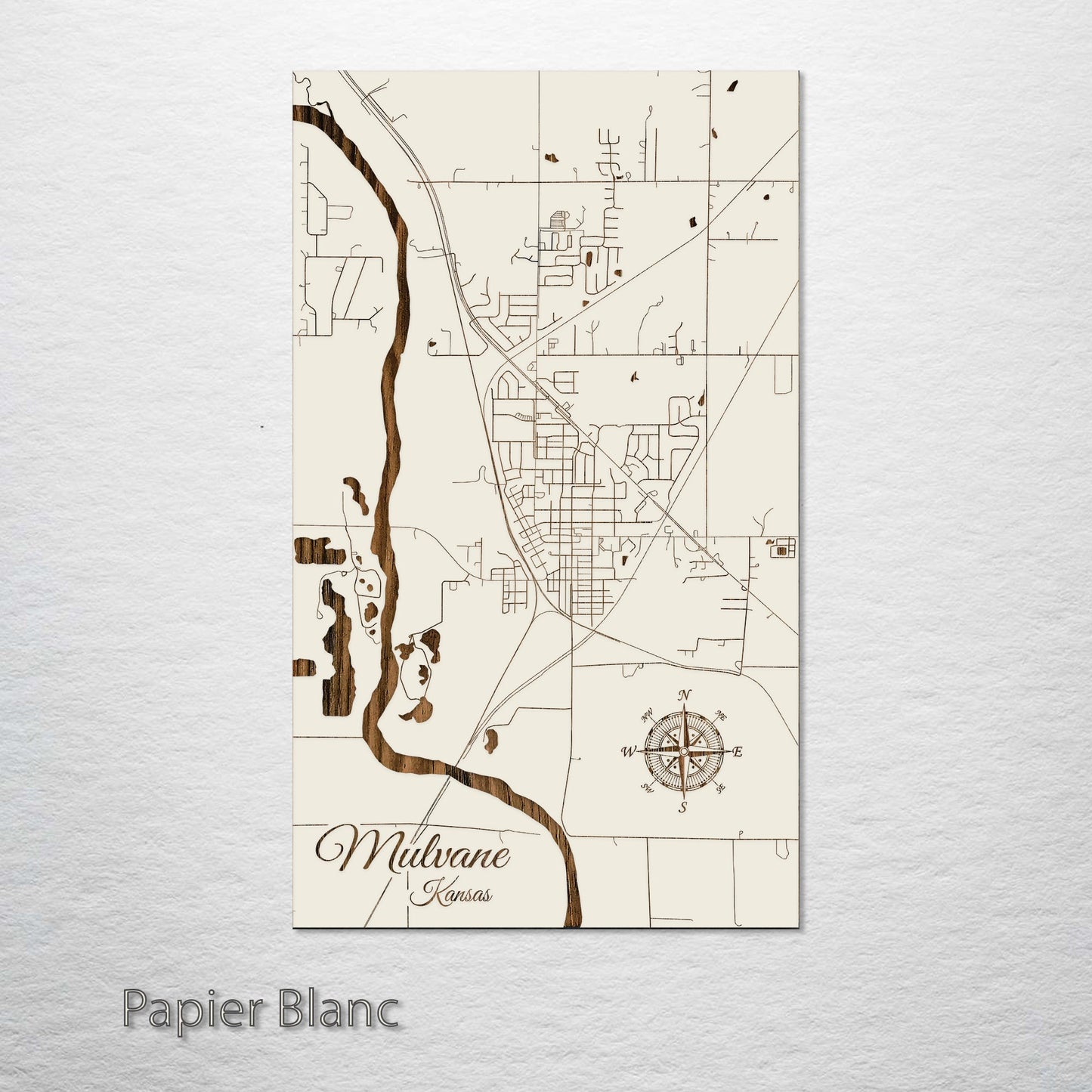 Mulvane, Kansas Street Map