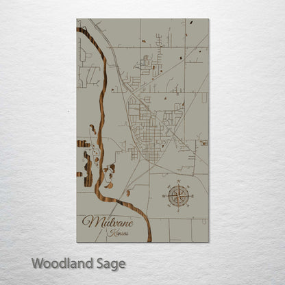 Mulvane, Kansas Street Map