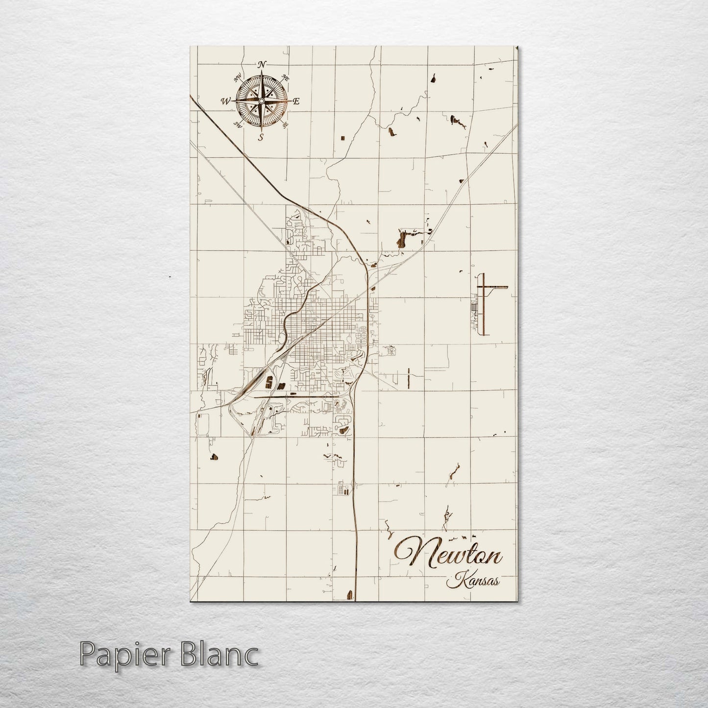 Newton, Kansas Street Map