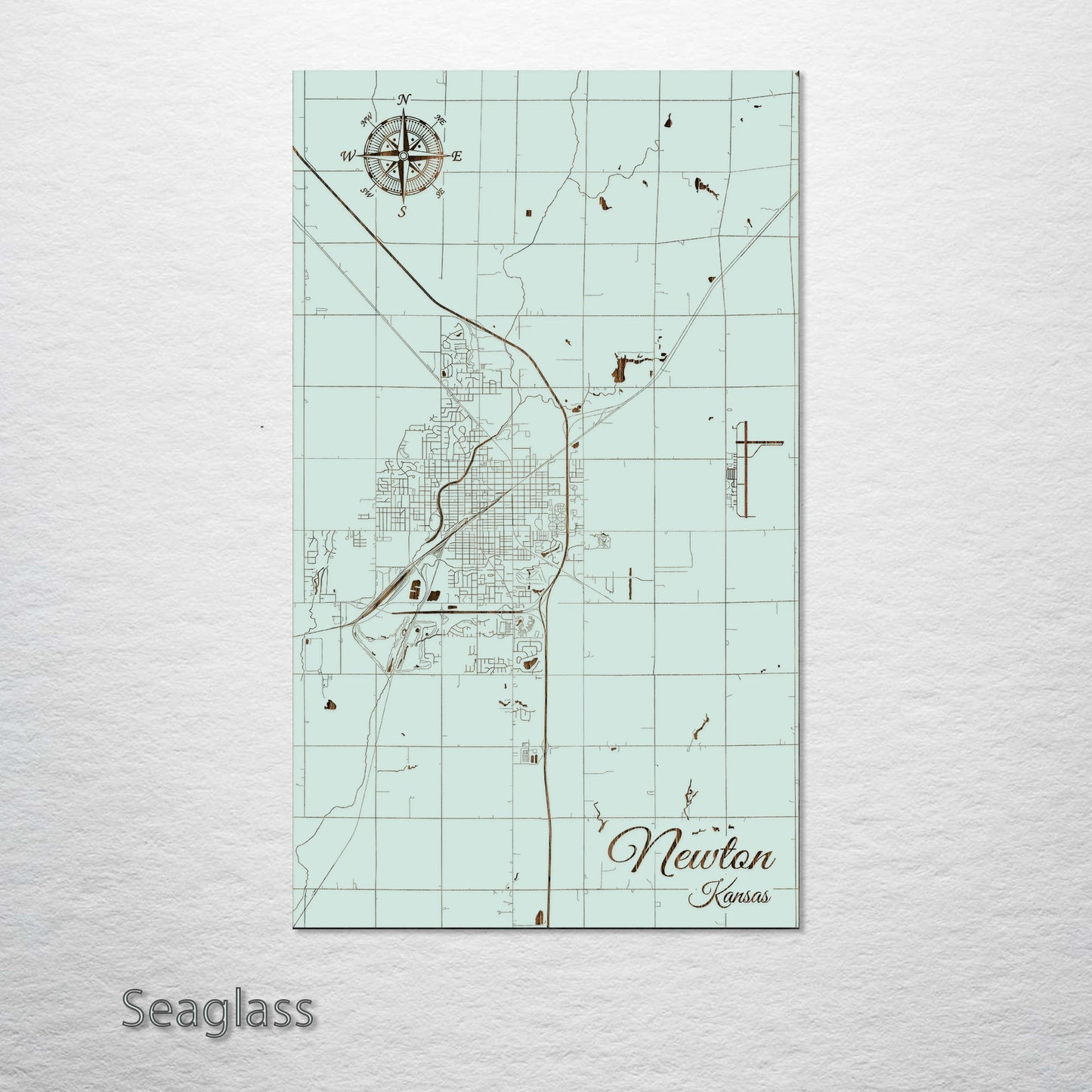Newton, Kansas Street Map