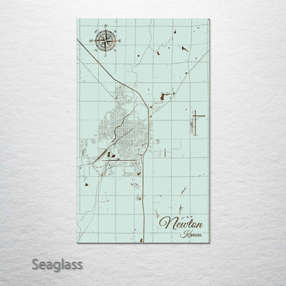 Newton, Kansas Street Map