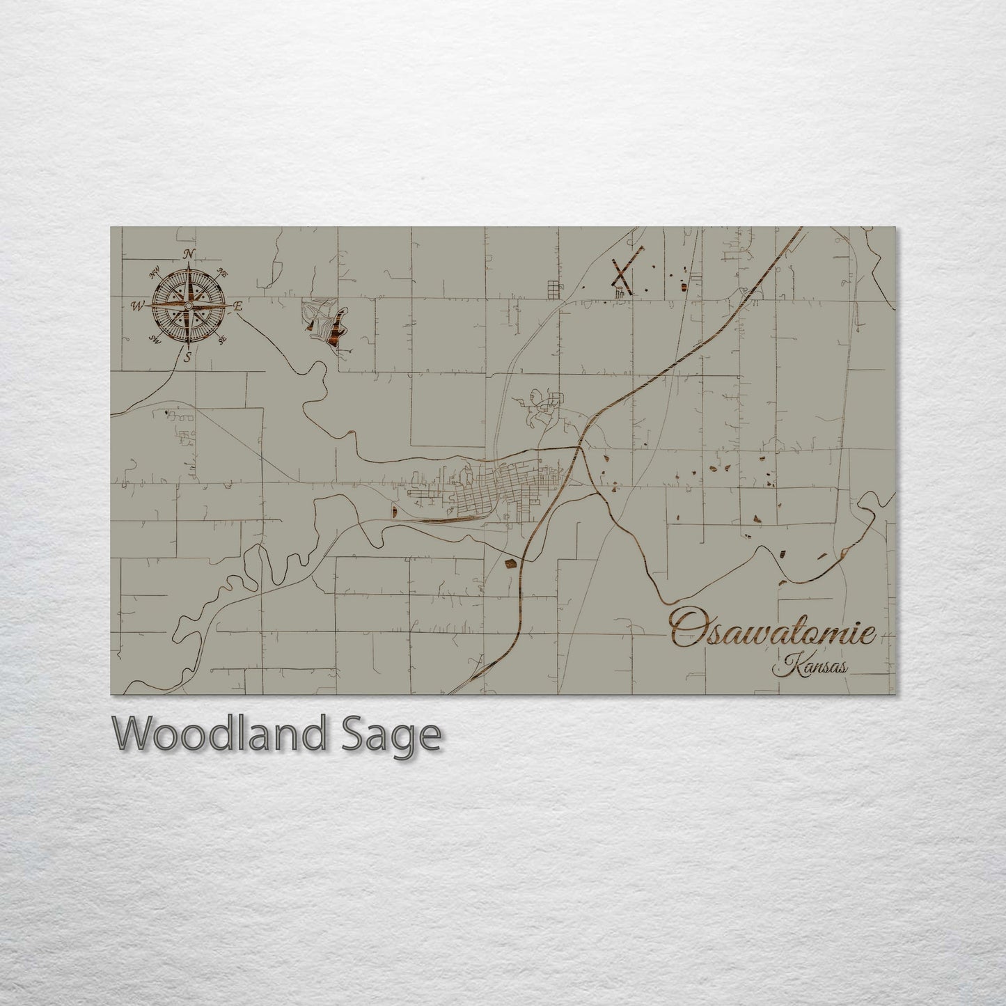 Osawatomie, Kansas Street Map