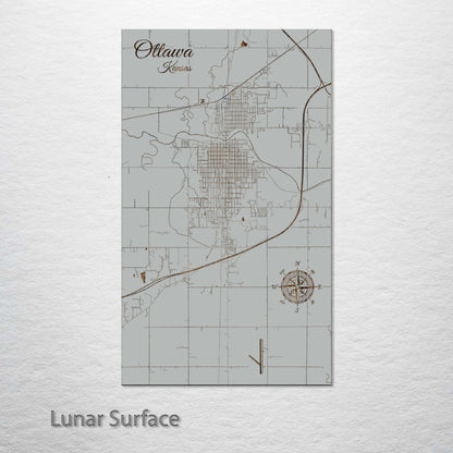 Ottawa, Kansas Street Map