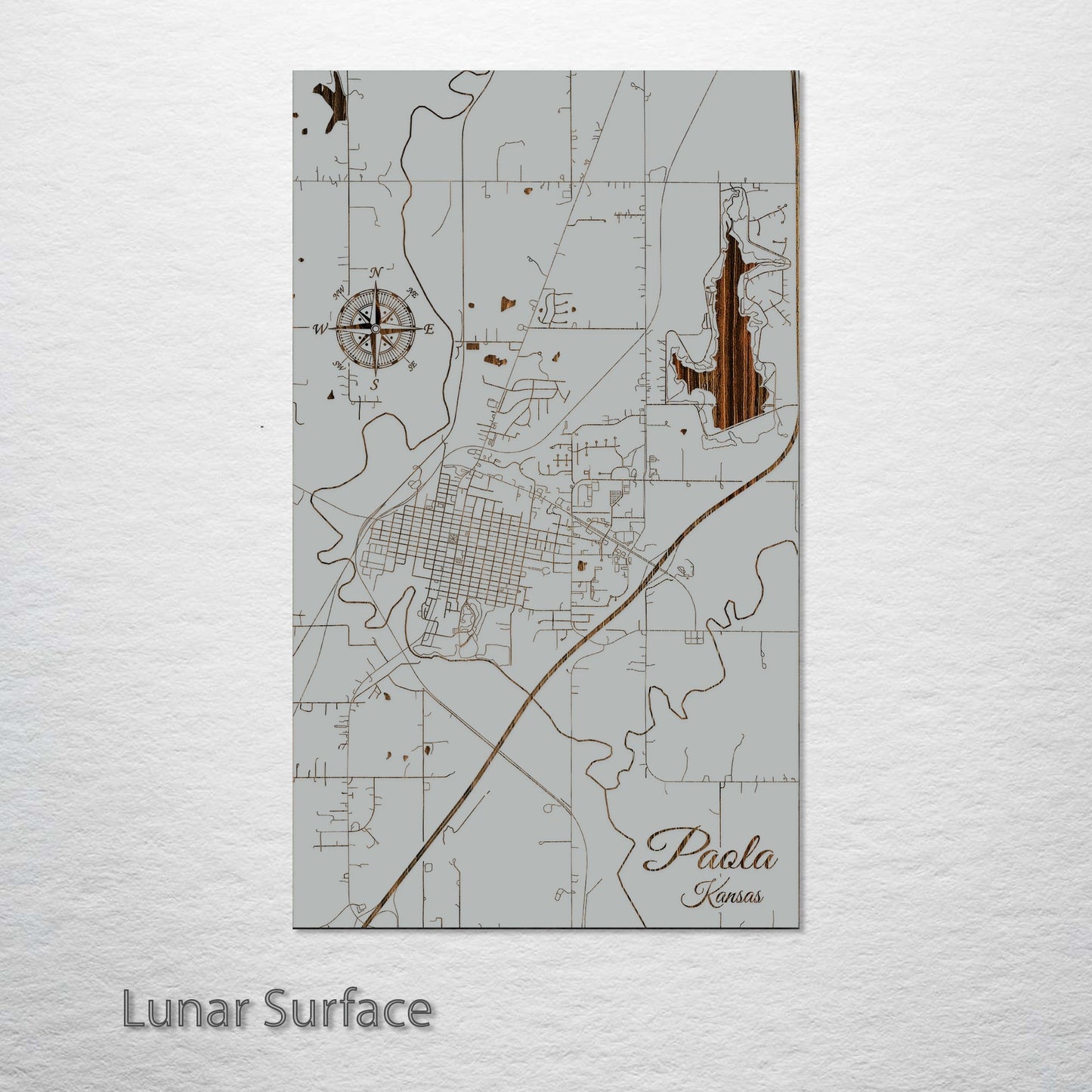 Paola, Kansas Street Map