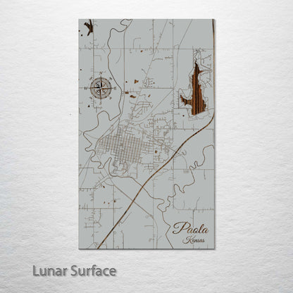 Paola, Kansas Street Map