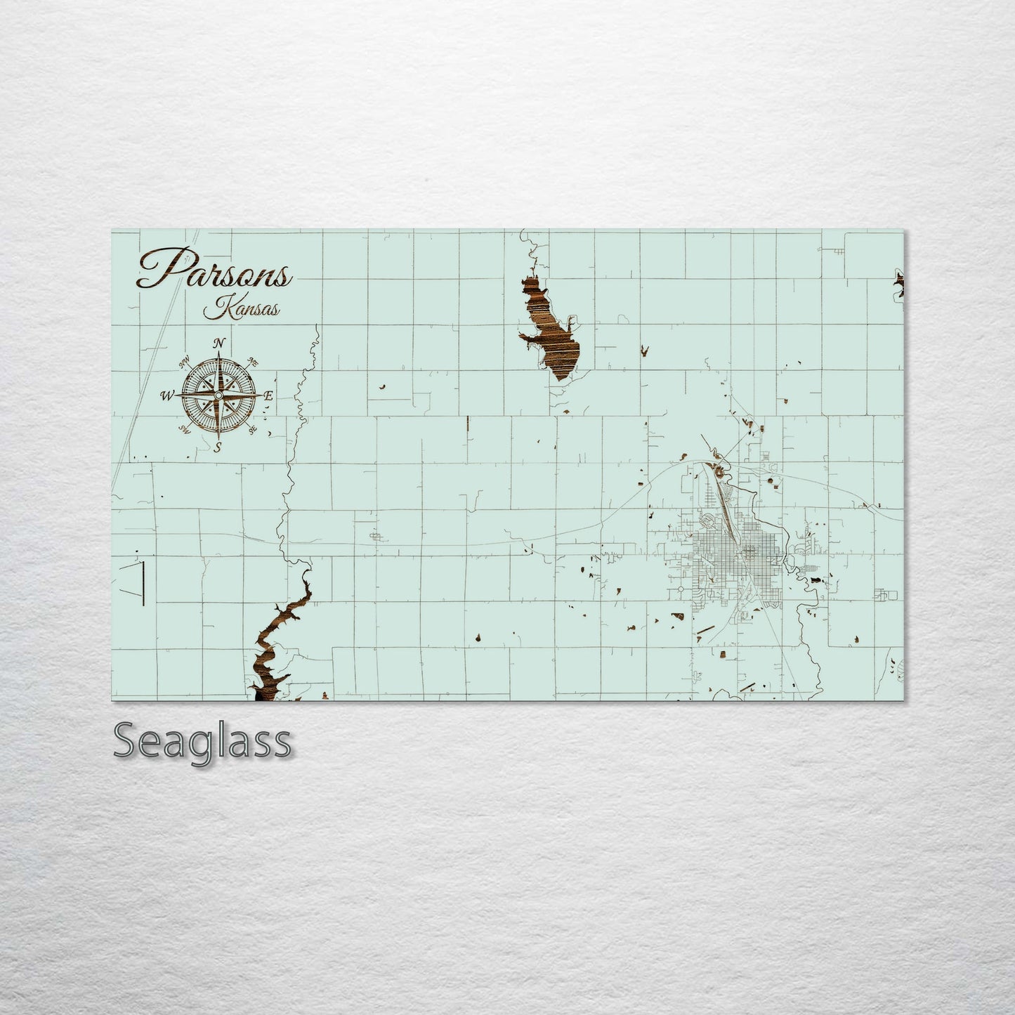 Parsons, Kansas Street Map