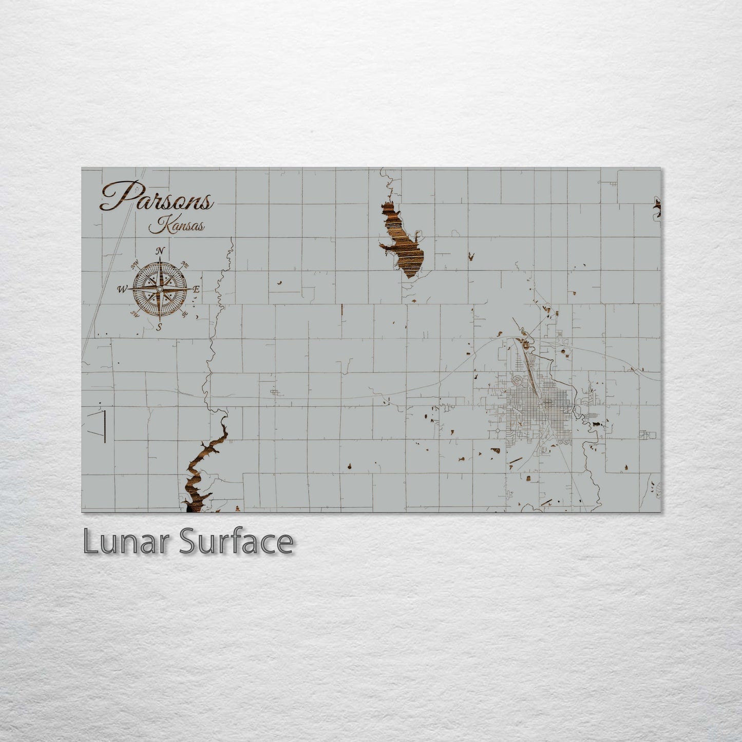 Parsons, Kansas Street Map