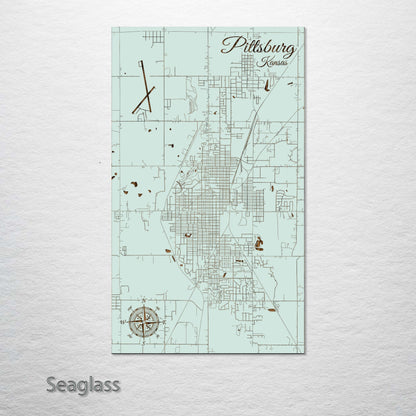 Pittsburg, Kansas Street Map