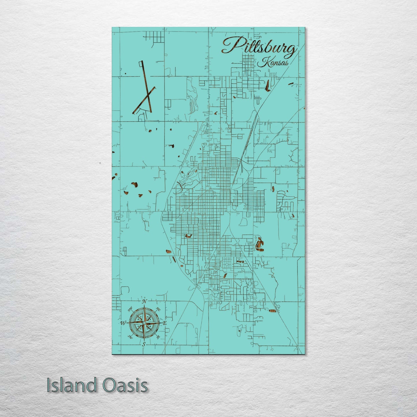 Pittsburg, Kansas Street Map