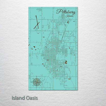 Pittsburg, Kansas Street Map
