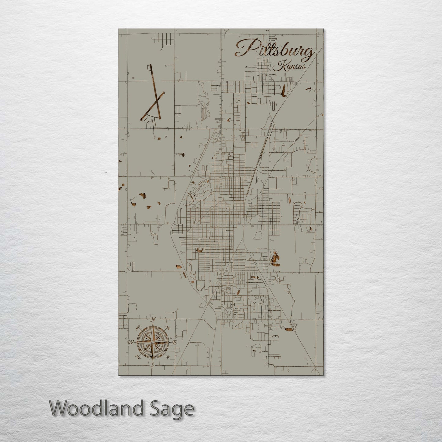 Pittsburg, Kansas Street Map