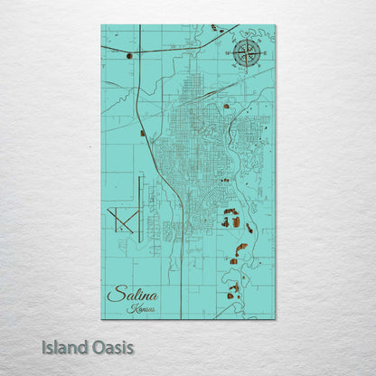 Salina, Kansas Street Map