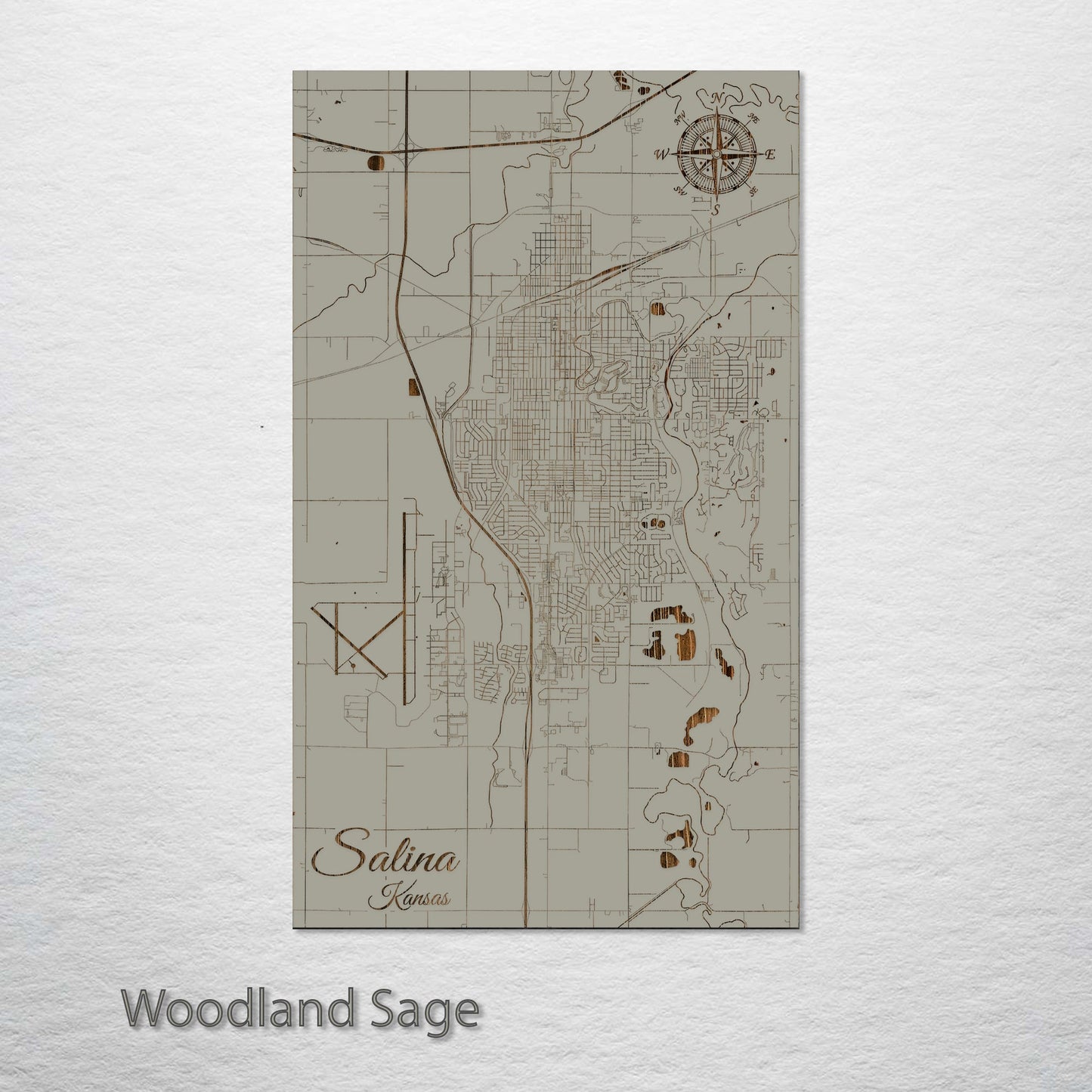 Salina, Kansas Street Map