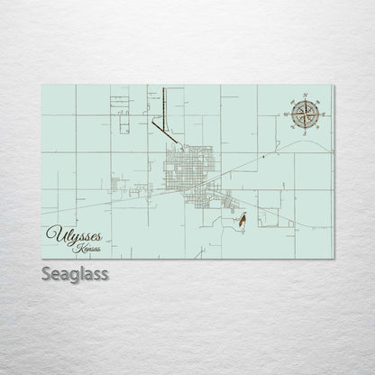 Ulysses, Kansas Street Map