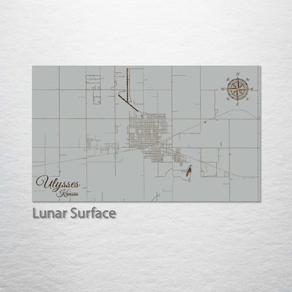 Ulysses, Kansas Street Map