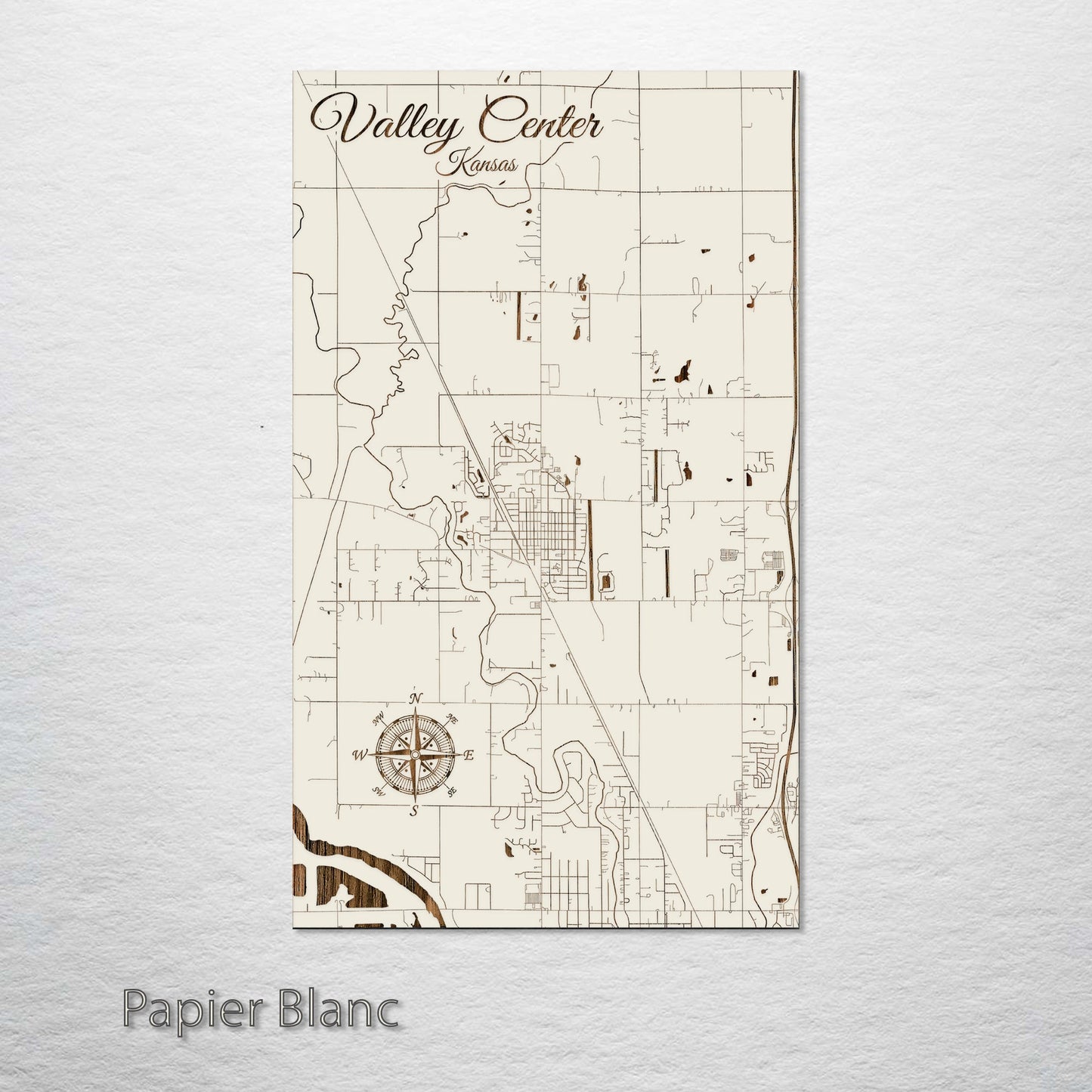 Valley Center, Kansas Street Map