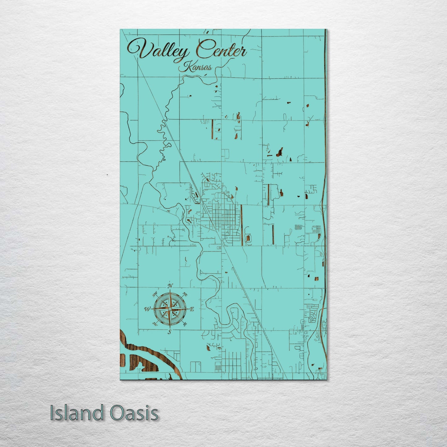 Valley Center, Kansas Street Map