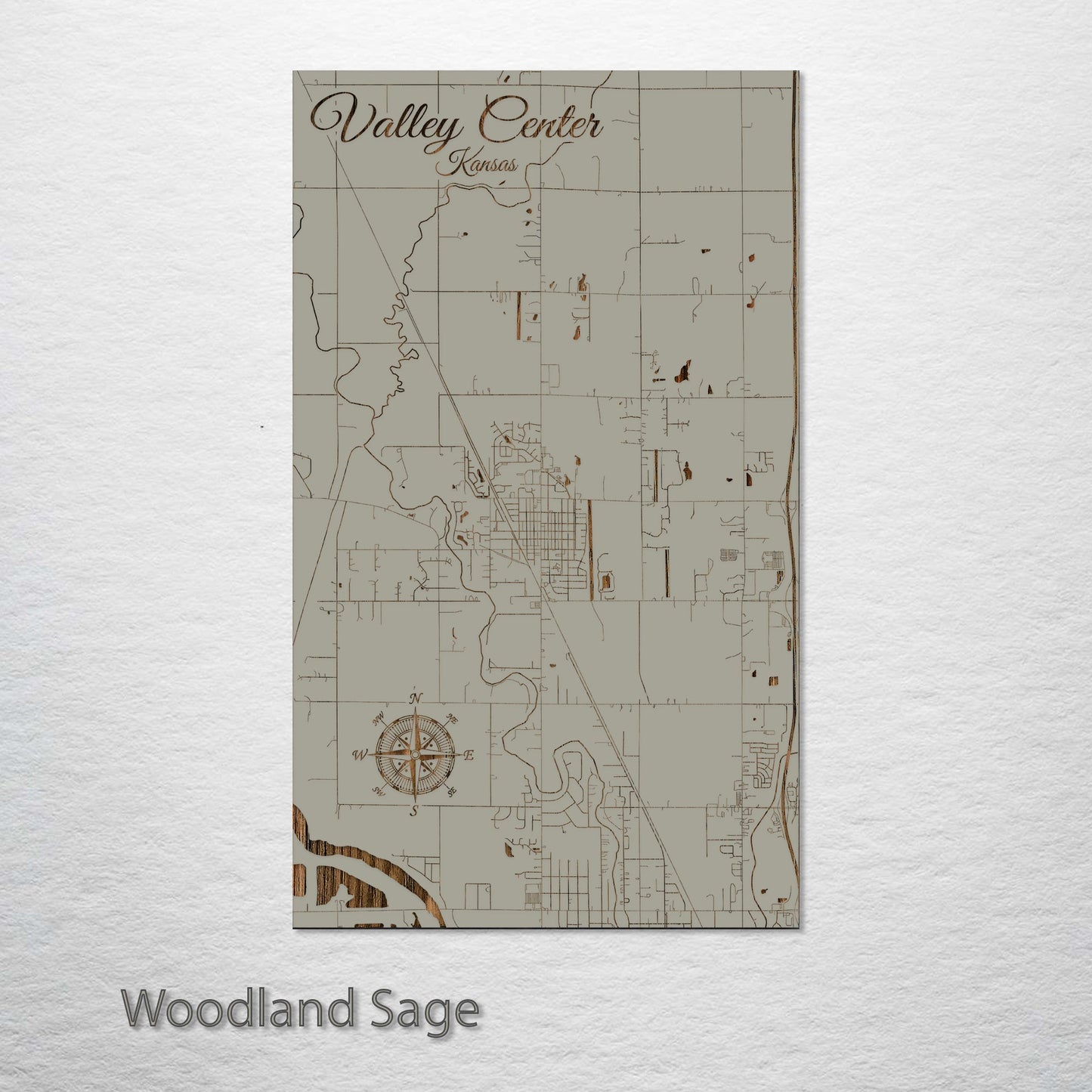 Valley Center, Kansas Street Map