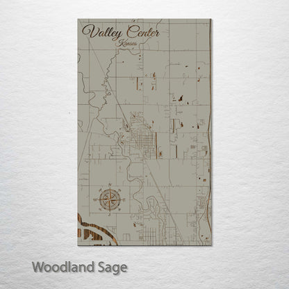 Valley Center, Kansas Street Map