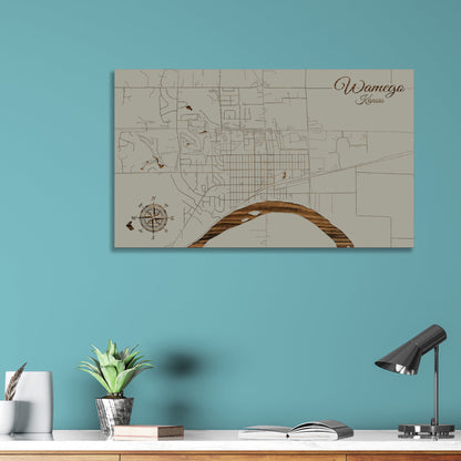 Wamego, Kansas Street Map