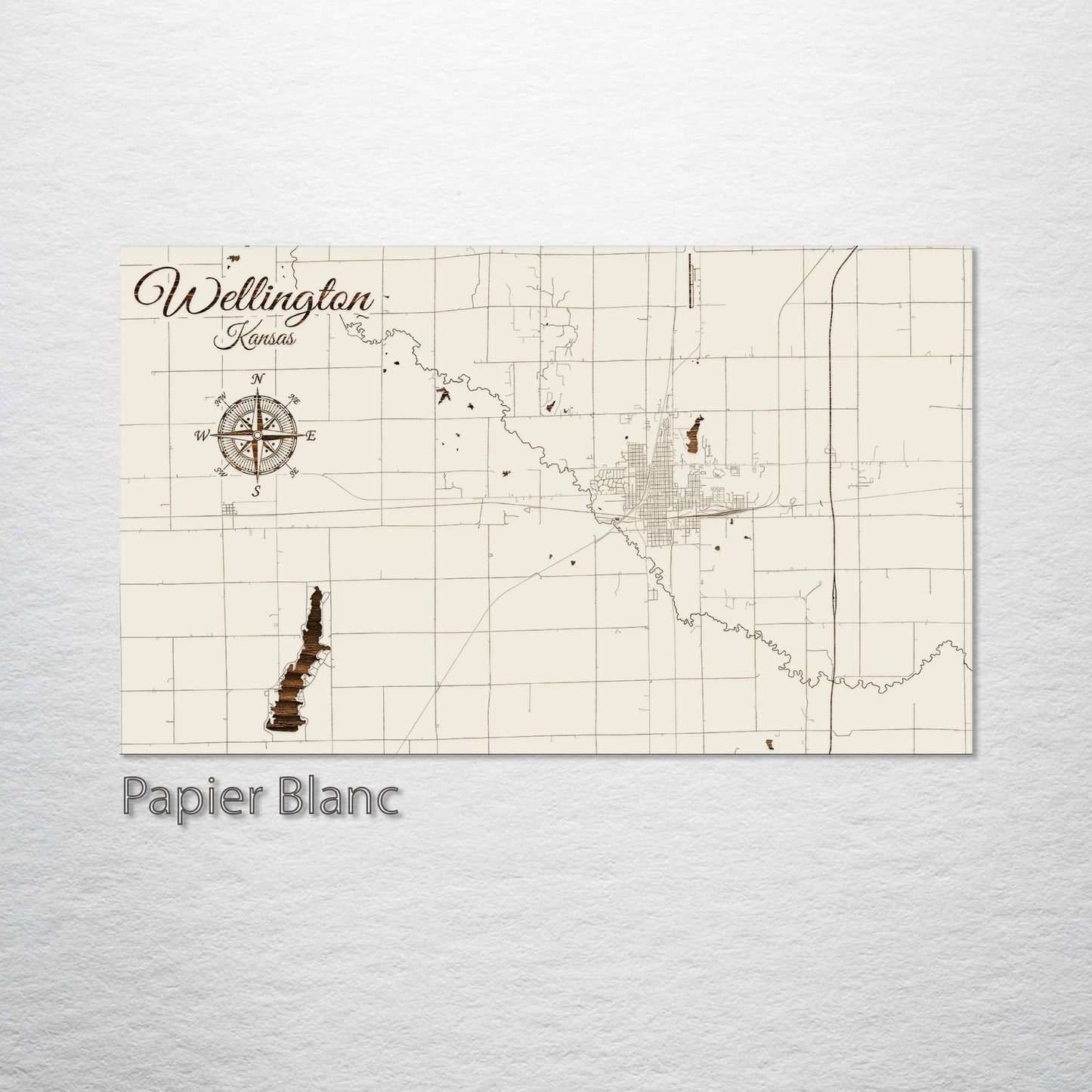 Wellington, Kansas Street Map