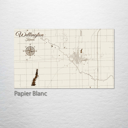 Wellington, Kansas Street Map