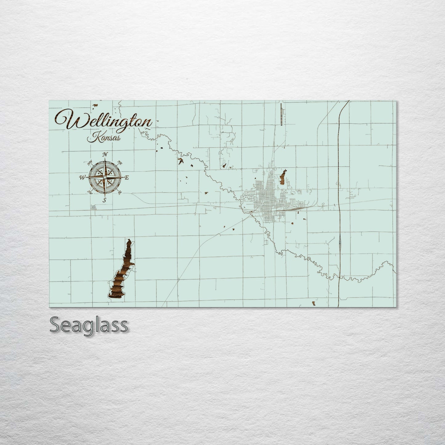 Wellington, Kansas Street Map