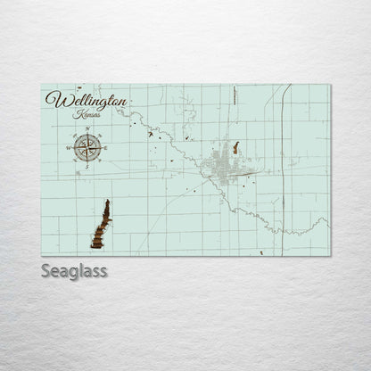 Wellington, Kansas Street Map