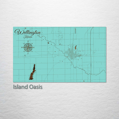 Wellington, Kansas Street Map