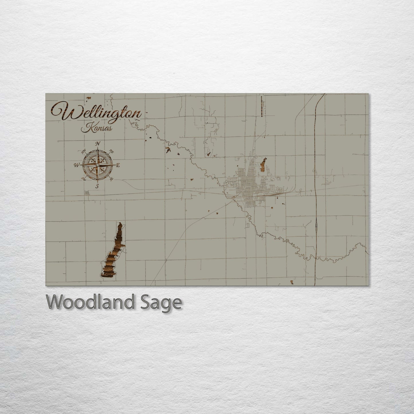 Wellington, Kansas Street Map