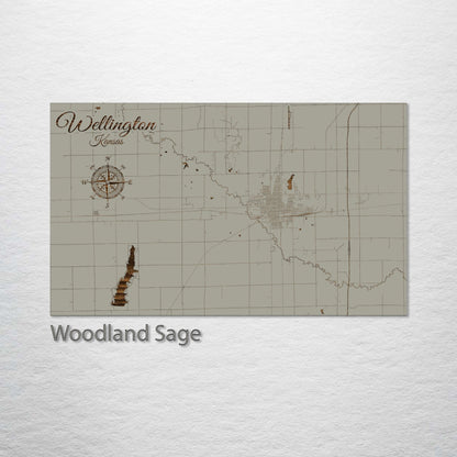 Wellington, Kansas Street Map