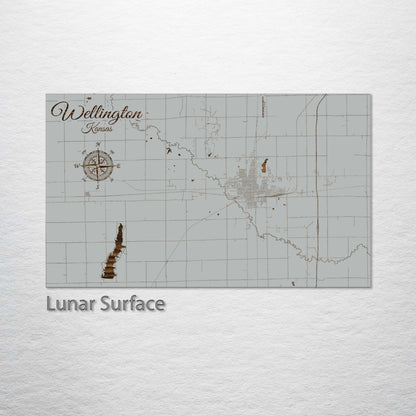 Wellington, Kansas Street Map