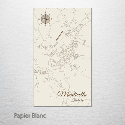 Monticello, Kentucky Street Map