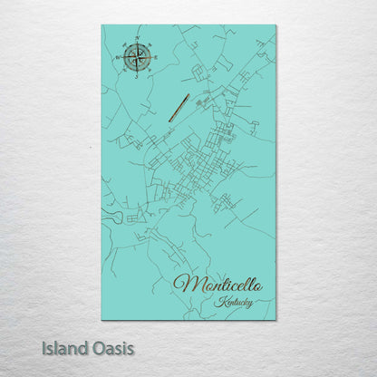 Monticello, Kentucky Street Map