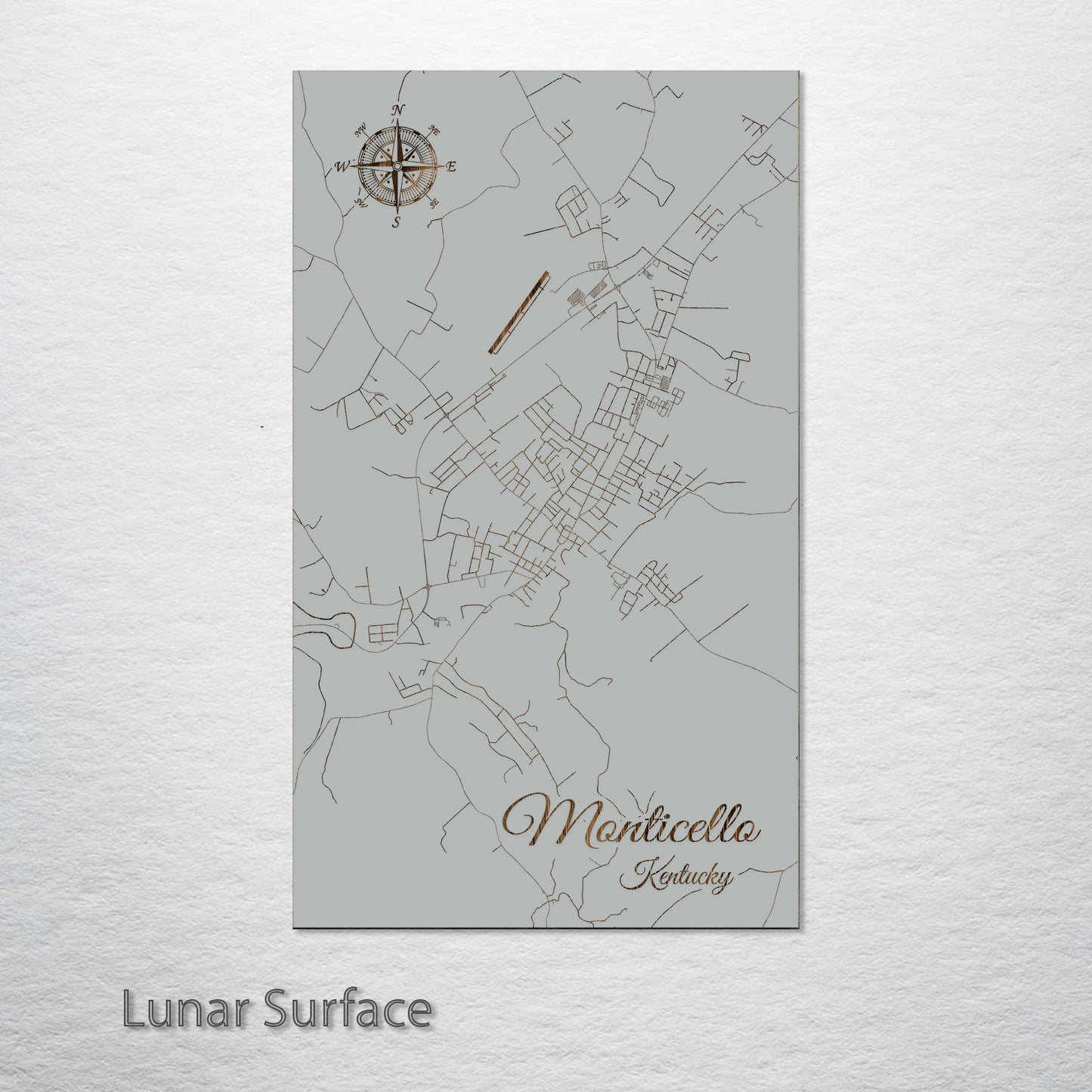 Monticello, Kentucky Street Map