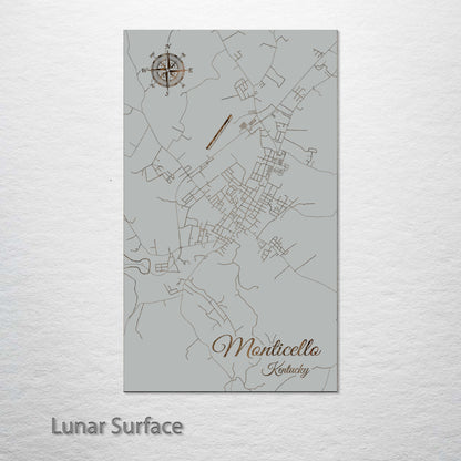 Monticello, Kentucky Street Map