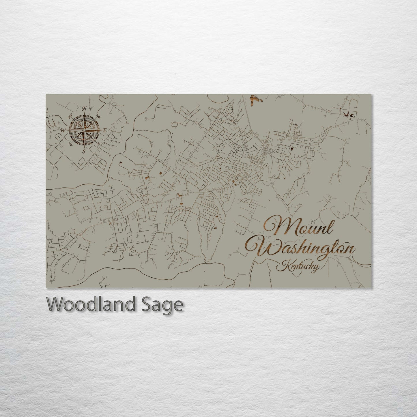 Mount Washington, Kentucky Street Map