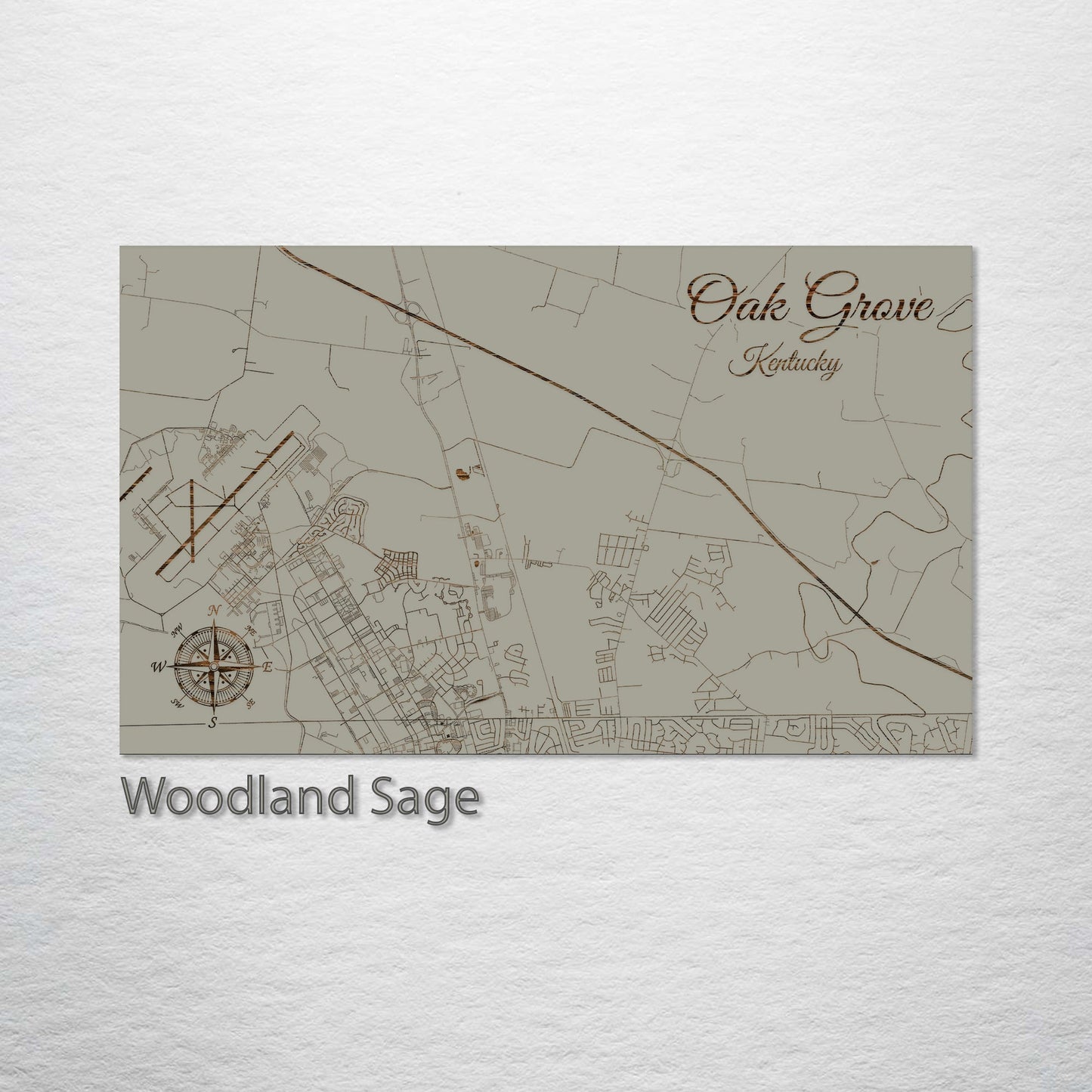 Oak Grove, Kentucky Street Map