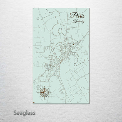 Paris, Kentucky Street Map