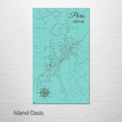 Paris, Kentucky Street Map