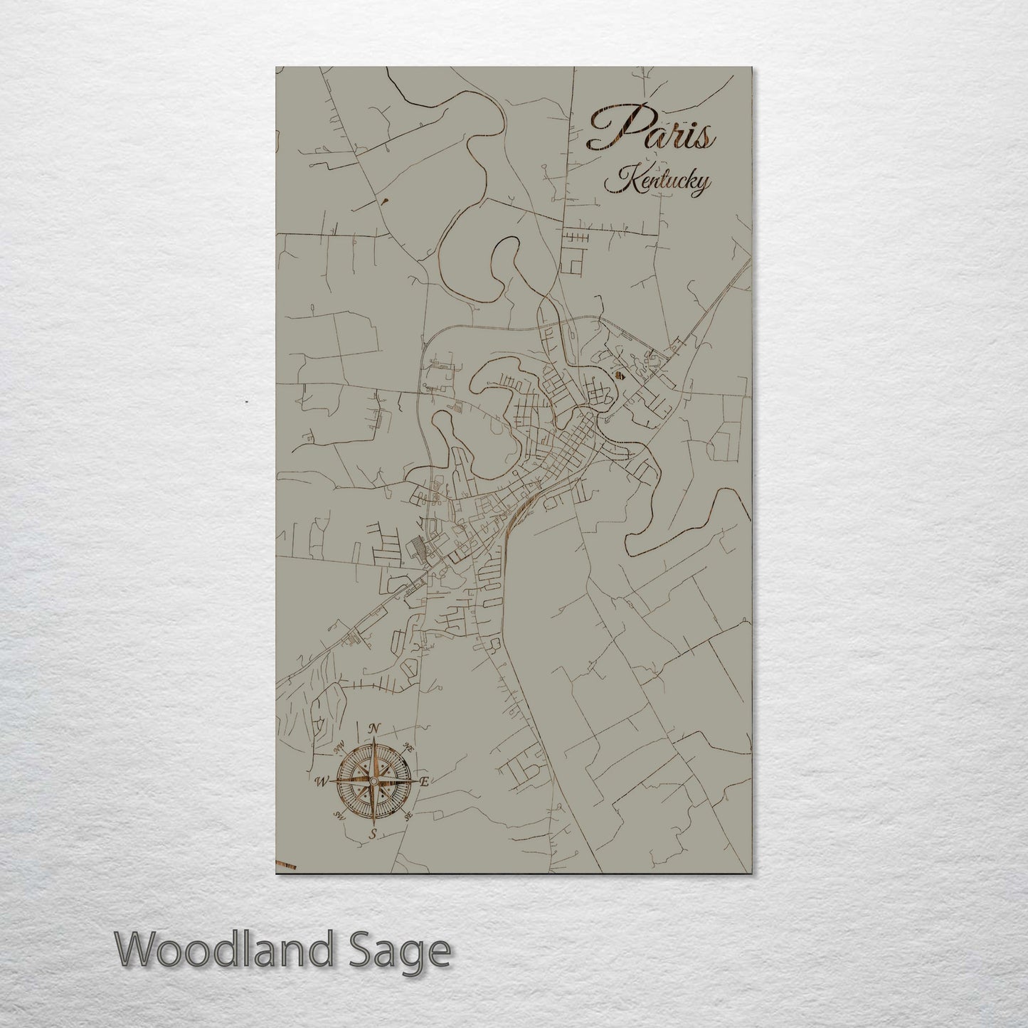 Paris, Kentucky Street Map