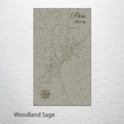 Paris, Kentucky Street Map