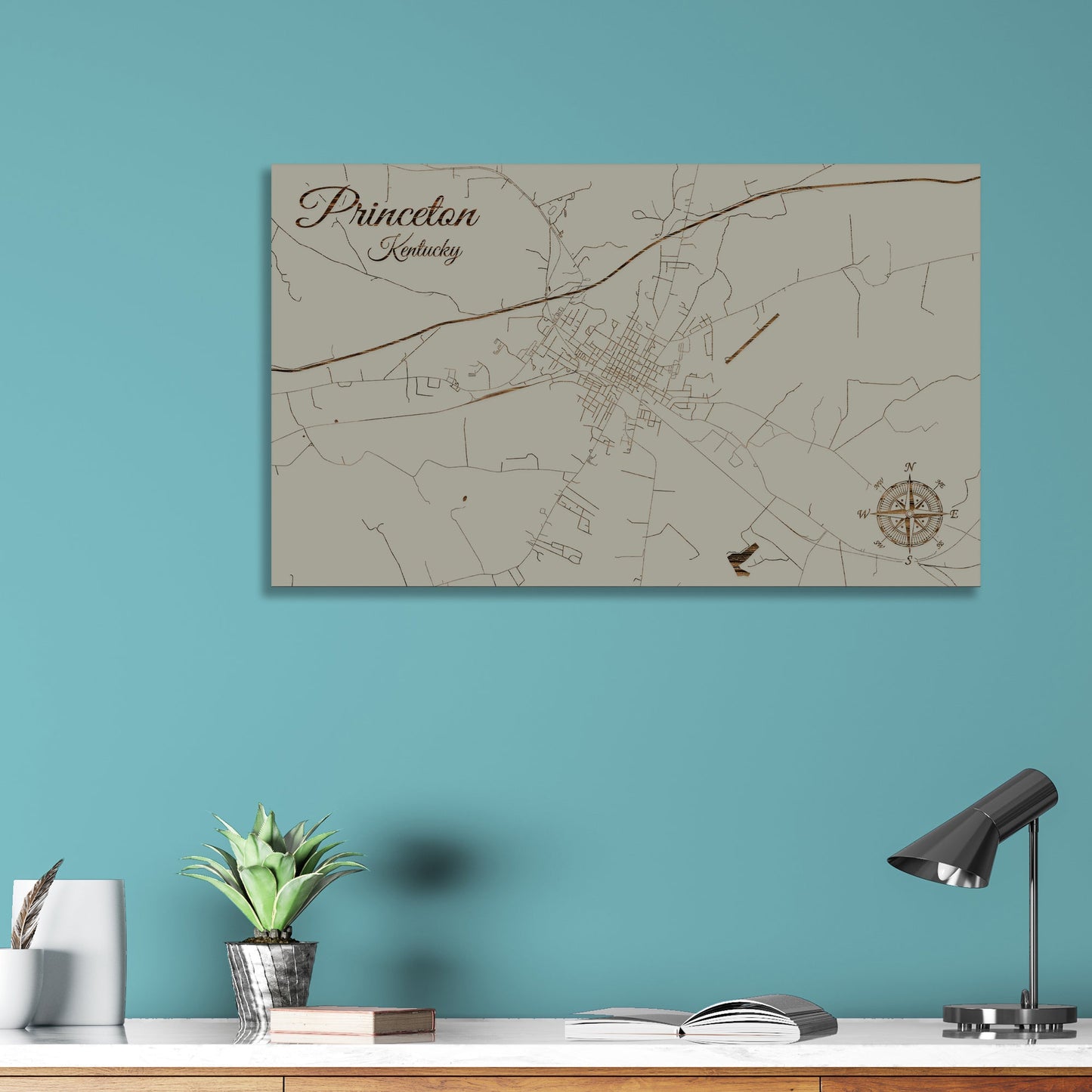 Princeton, Kentucky Street Map