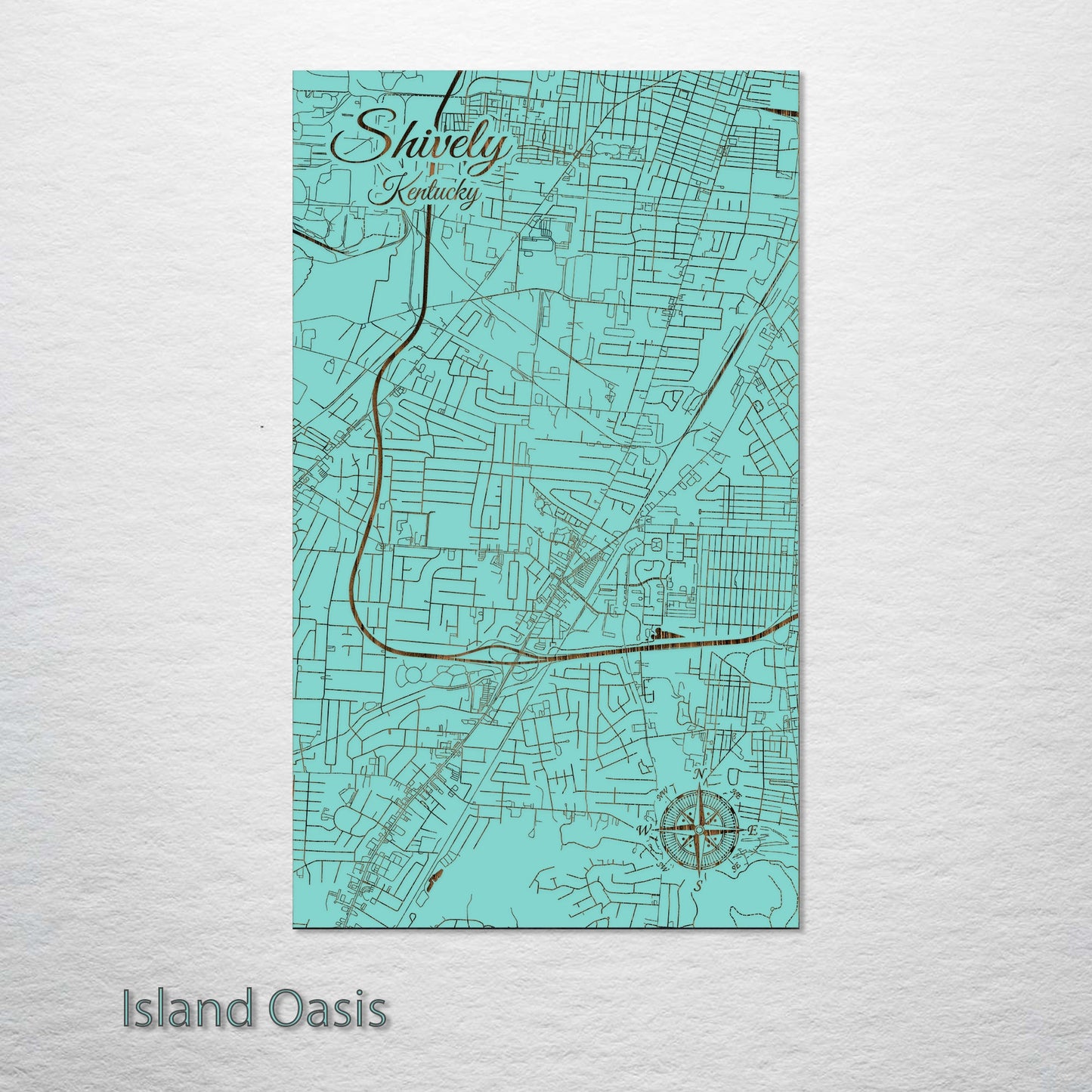 Shively, Kentucky Street Map