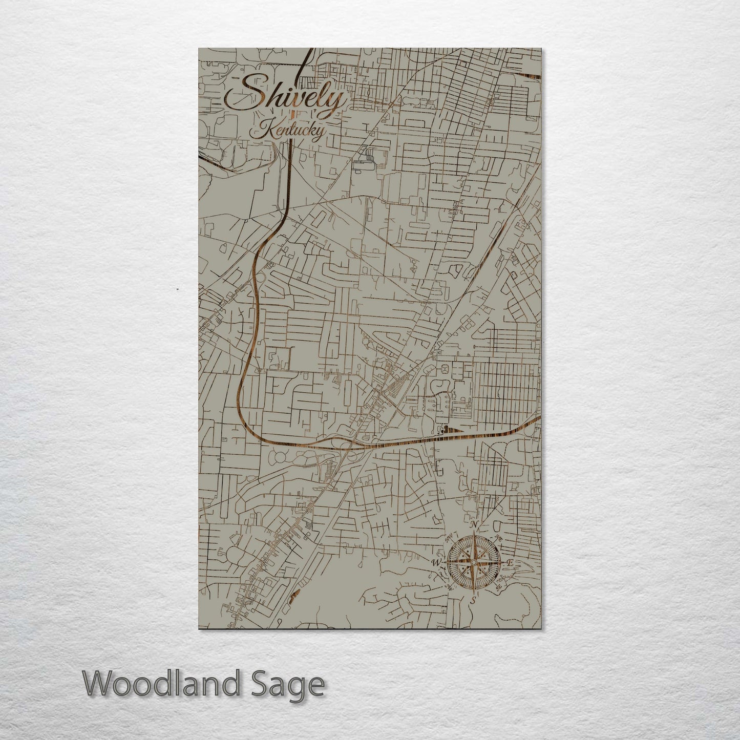 Shively, Kentucky Street Map