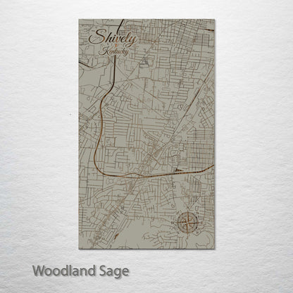 Shively, Kentucky Street Map