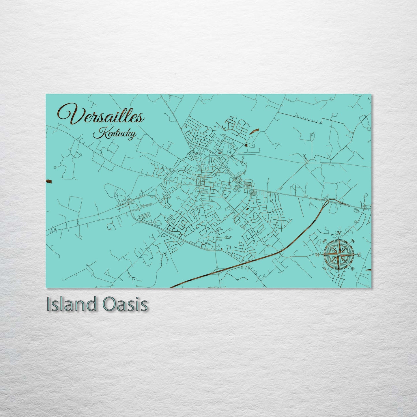 Versailles, Kentucky Street Map