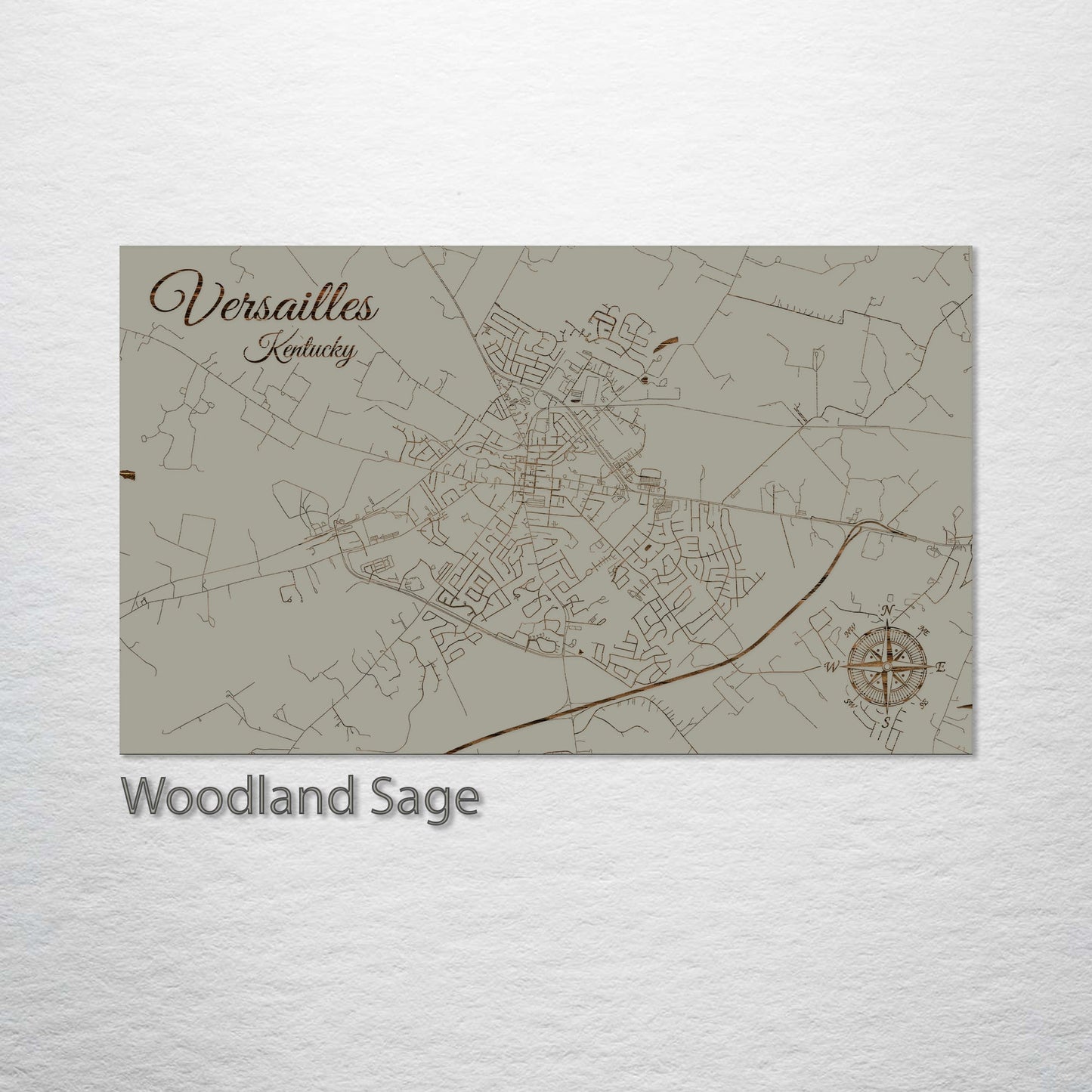 Versailles, Kentucky Street Map