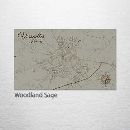 Versailles, Kentucky Street Map