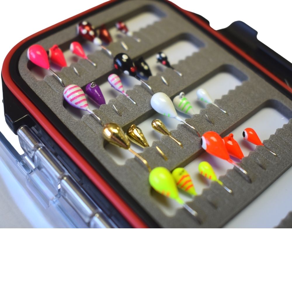 24 PIECE TUNGSTEN JIG SET WITH PREMIUM BOX VARIATION #2